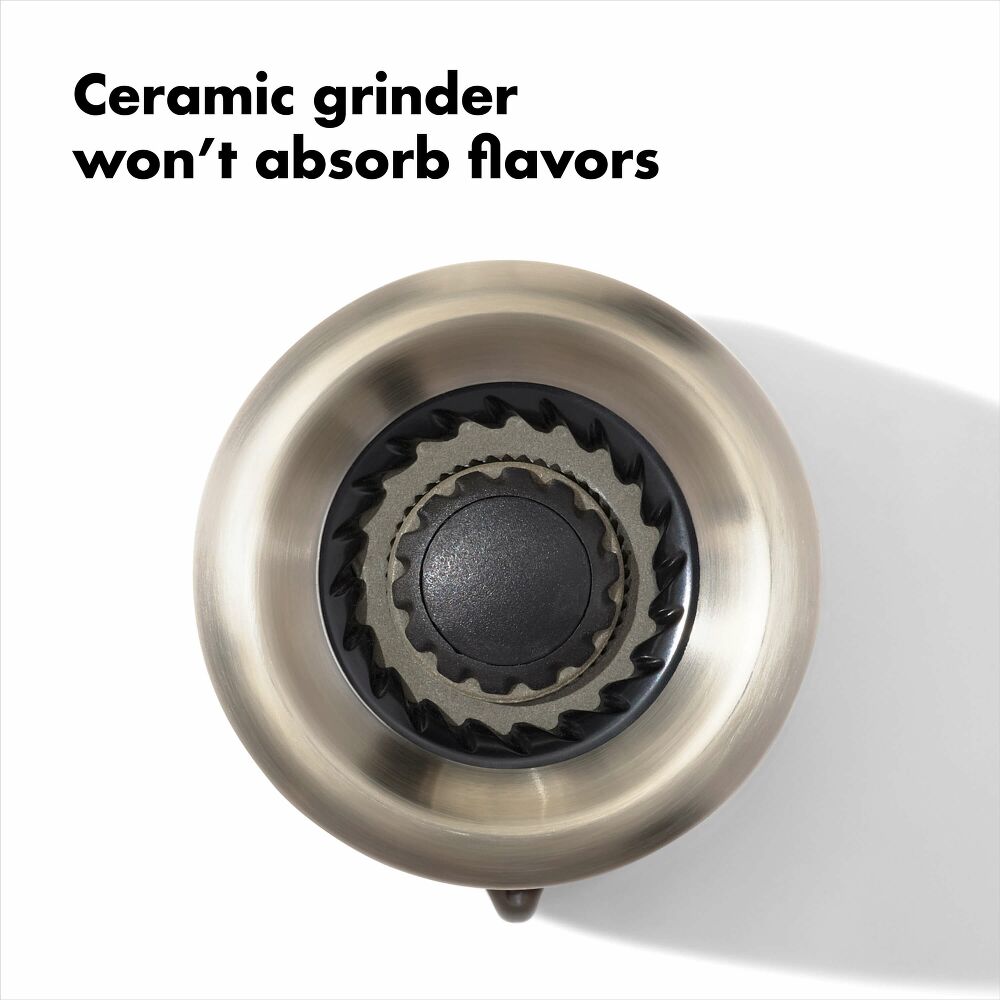 Contoured Mess-Free Salt Grinder R1