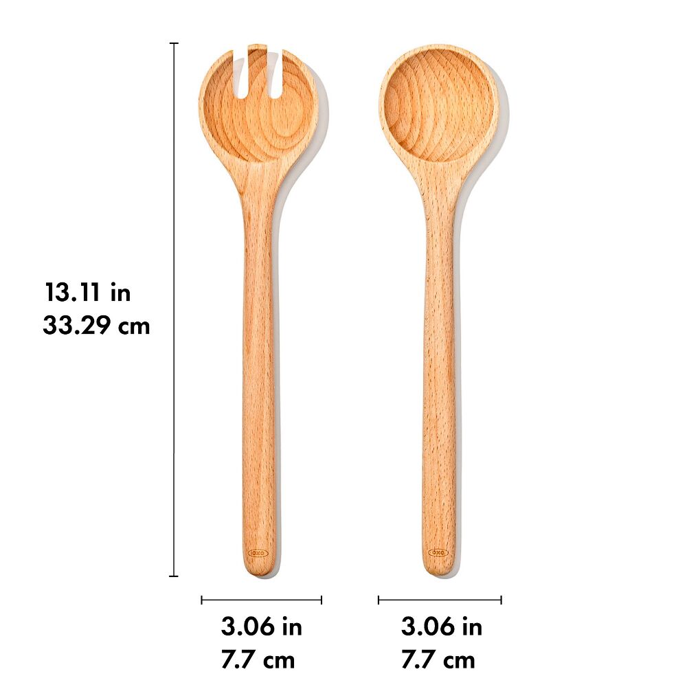 Beechwood Salad Servers – 2-Piece Set K3