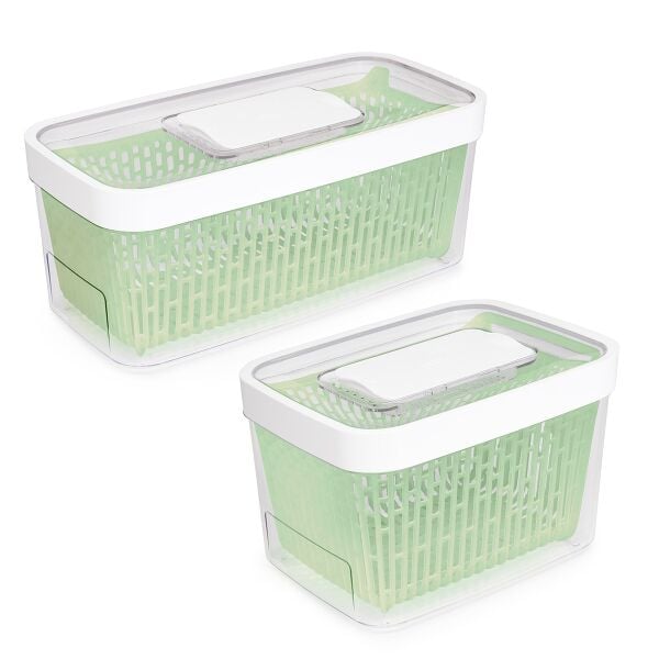 GreenSaver Produce Keeper (4.3 Qt) & GreenSaver Produce Keeper (5.0 Qt) Bundle D1