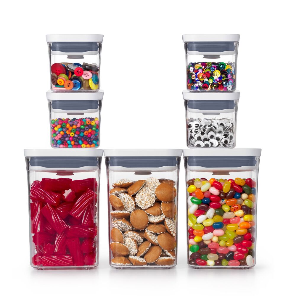POP 4-Piece Mini Container Set & 3-Piece POP Container Value Set Bundle H3