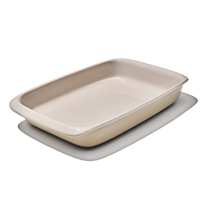 3 Qt Rectangular Stoneware Baking Dish L2