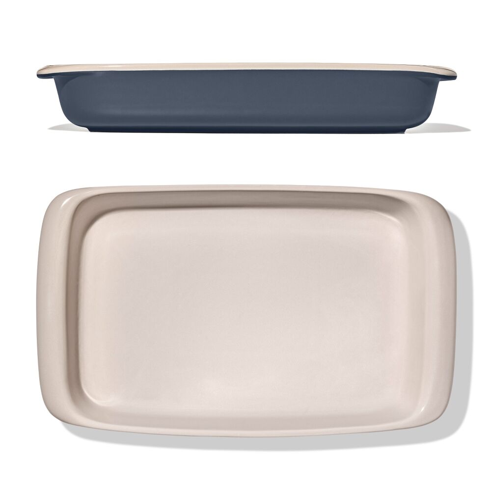 3 Qt Rectangular Stoneware Baking Dish L2