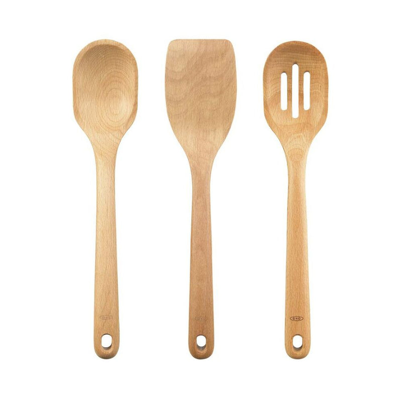 3 Piece Wooden Utensil Set B7