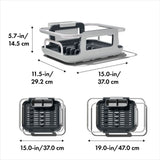 Over-the-sink Aluminum Dish Rack L1