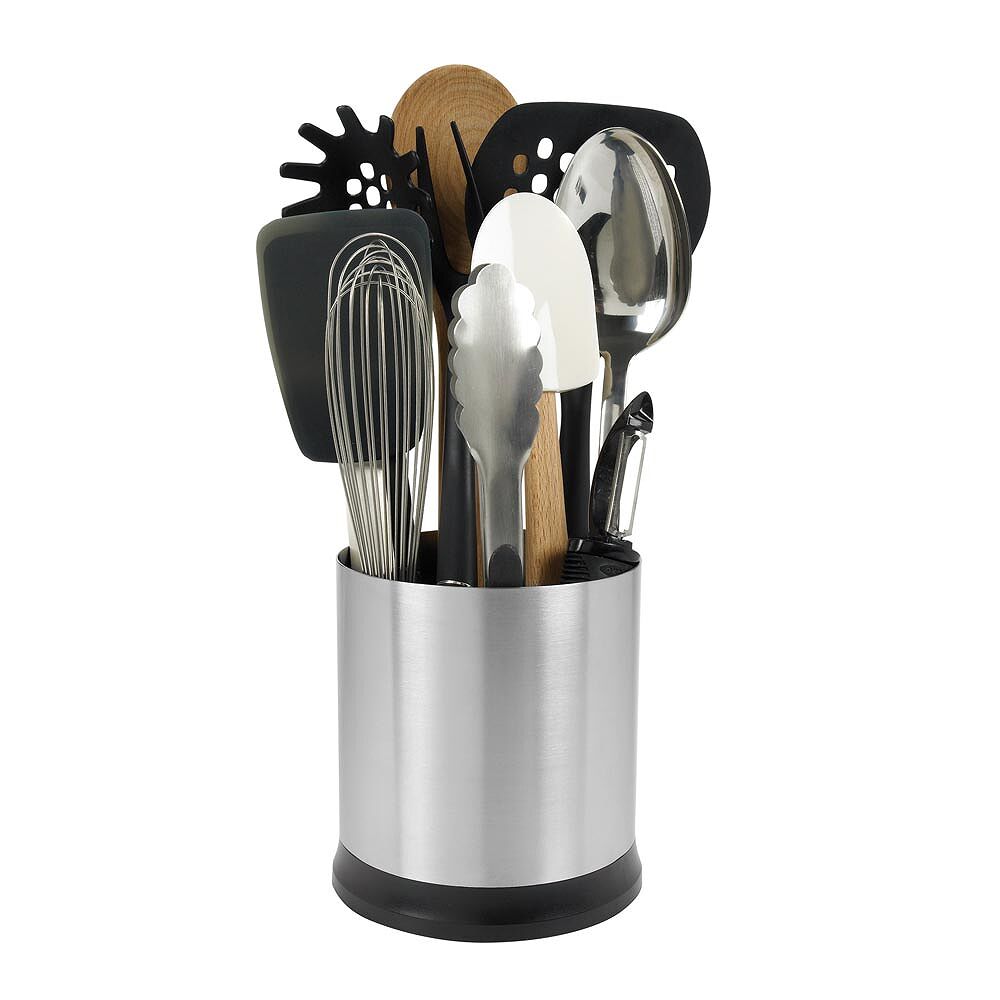 Stainless Steel Rotating Utensil Holder Z5