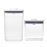 POP Container - Big Square Medium (4.4 Qt.) & POP Container - Rectangle Short (1.7 Qt.) Bundle F8
