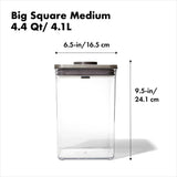 POP Container - Big Square Medium (4.4 Qt/4.2 L) B6