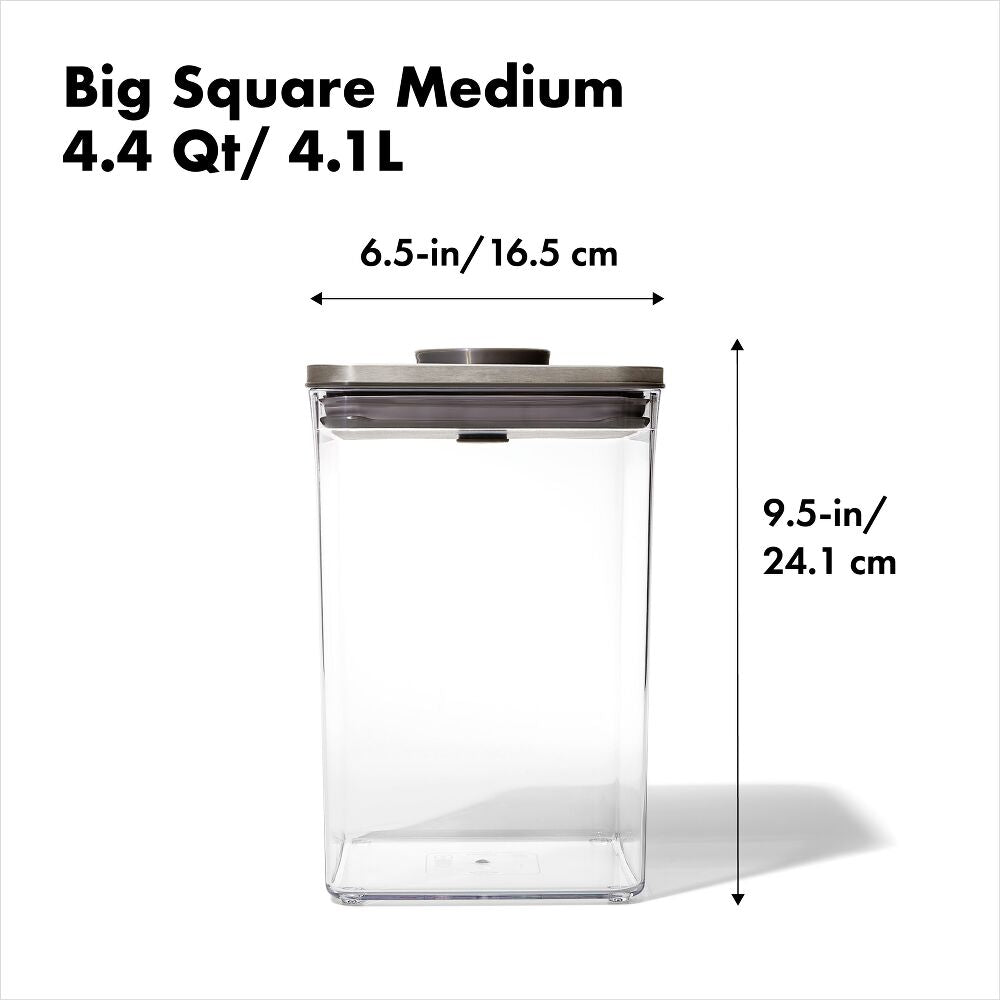 POP Container - Big Square Medium (4.4 Qt/4.2 L) B6