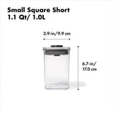 POP Container - Small Square Short (1.1 Qt/1.0 L) C9