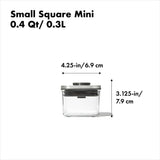 POP Container - Small Square Mini (0.4 Qt.) J7