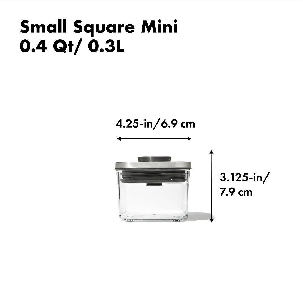 POP Container - Small Square Mini (0.4 Qt.) J7