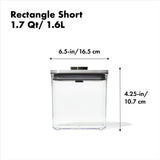 POP Container - Rectangle Short (1.7 Qt/1.6 L) - Matte Black I6