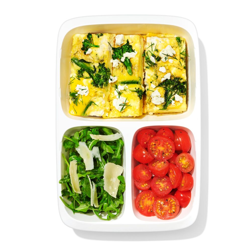 Prep & Go 4.1-Cup Divided Container - Ocean Blue O7