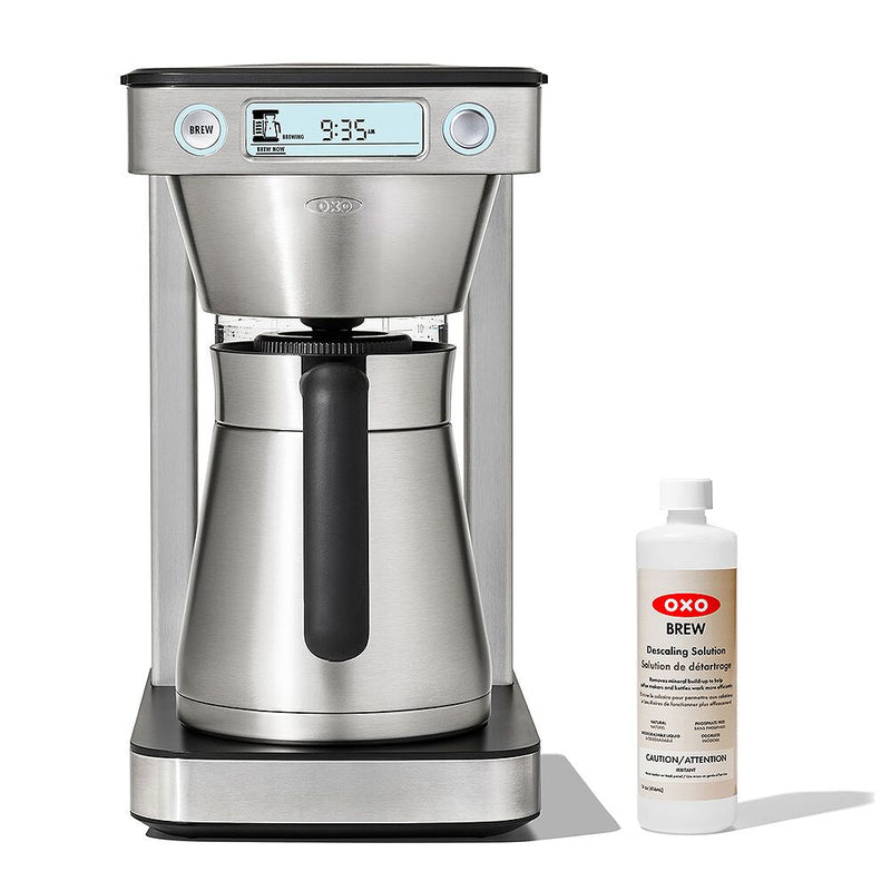 12-Cup Coffee Maker with Podless Single-Serve Function & Descaling Solution Bundle Q0