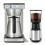 12-Cup Coffee Maker with Podless Single-Serve Function & Conical Burr Coffee Grinder Bundle U1