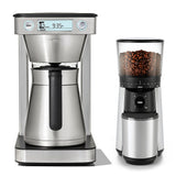 12-Cup Coffee Maker with Podless Single-Serve Function & Conical Burr Coffee Grinder Bundle U1