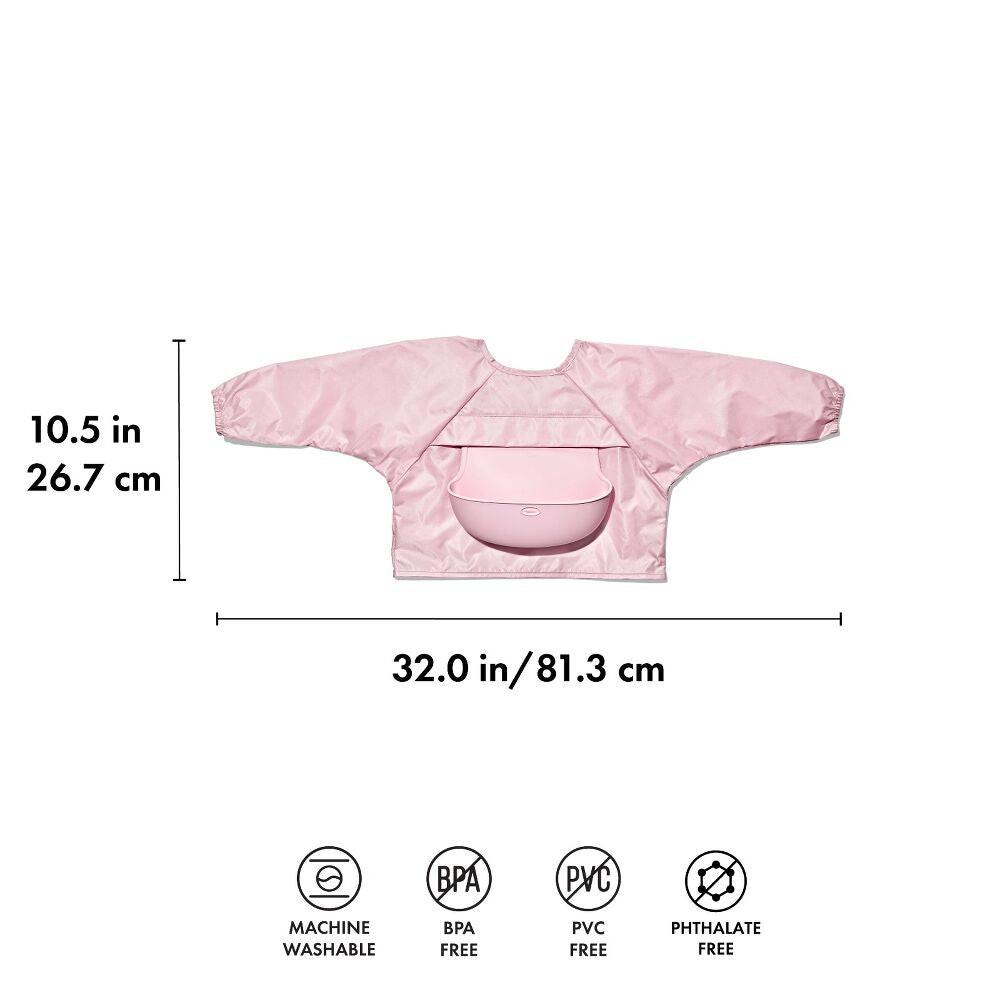 Sleeved Roll-Up Bib - Blossom H2