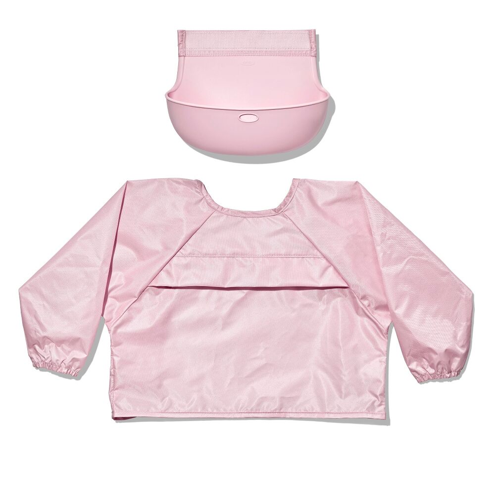 Sleeved Roll-Up Bib - Blossom A8