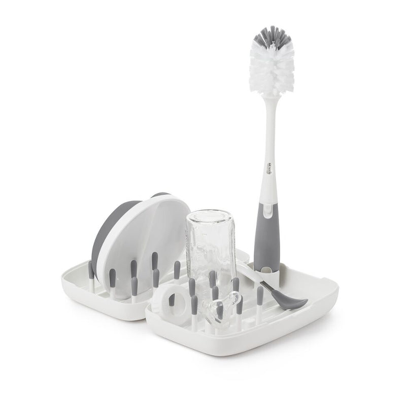 On-the-Go Drying Rack with Bottle Brush E0