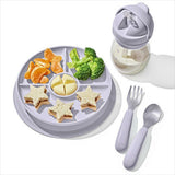 Stick & Stay Suction Divided Plate I5