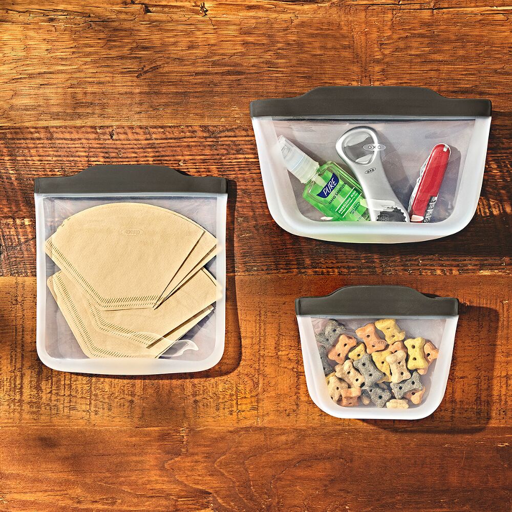 Outdoor Silicone Reusable Stand Up Bag Quart (32 oz) K8