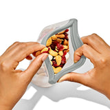 Silicone Reusable Bag  Stand-Up Snack (12 oz) - Fog I8