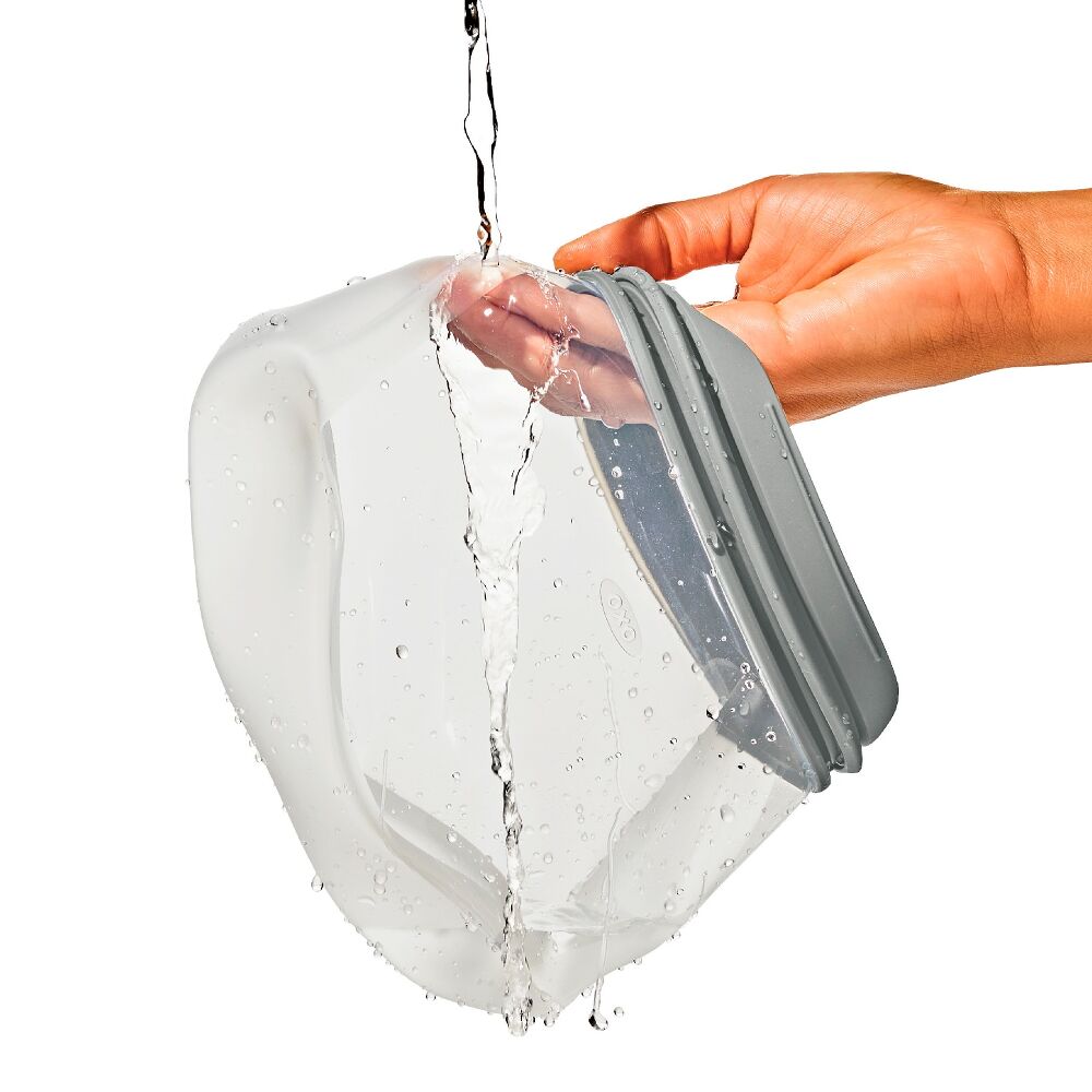 Silicone Reusable Bag  Stand-Up Quart (32 oz) - Fog M2