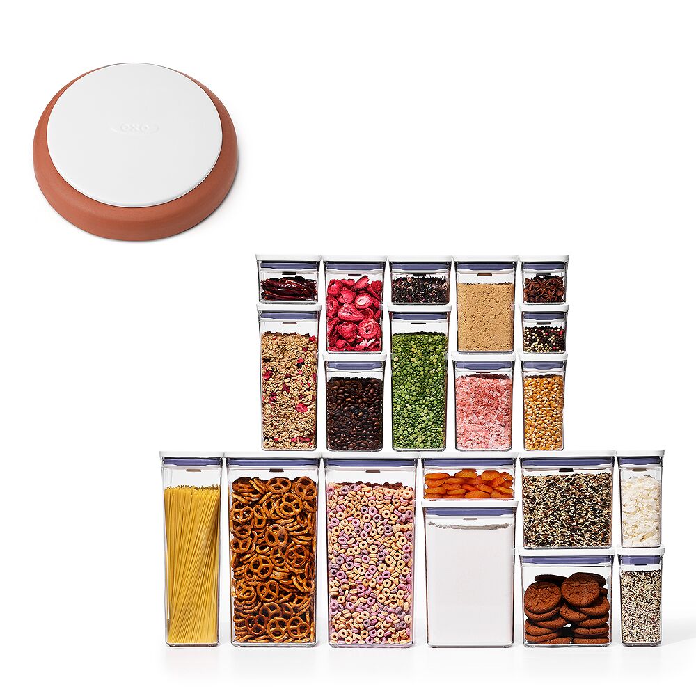 POP Brown Sugar Keeper & 20-Piece POP Container Set Bundle Y2