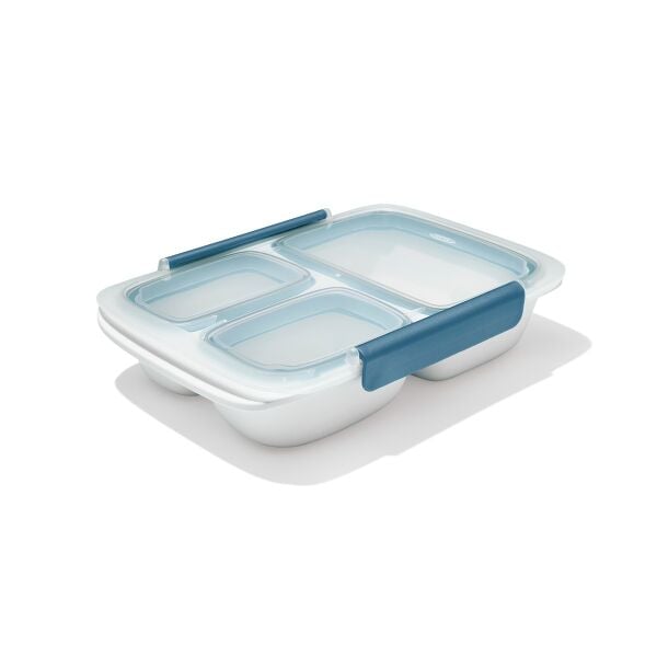 Prep & Go 4.1-Cup Divided Container - Ocean Blue B7