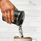 Replacement Coffee Grounds Container for Conical Burr Coffee Grinder - Matte Black O2