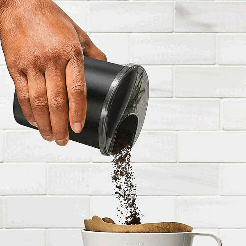 Replacement Coffee Grounds Container for Conical Burr Coffee Grinder - Matte Black H0