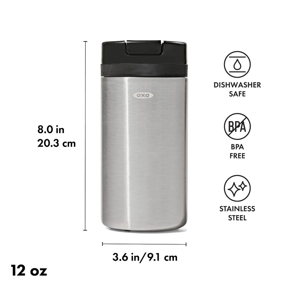 12oz Stainless Steel Coffee Storage Container N7