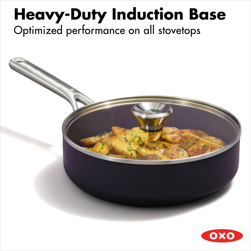 Ceramic Professional Non-Stick 3-Quart Sauté Pan with Lid P3