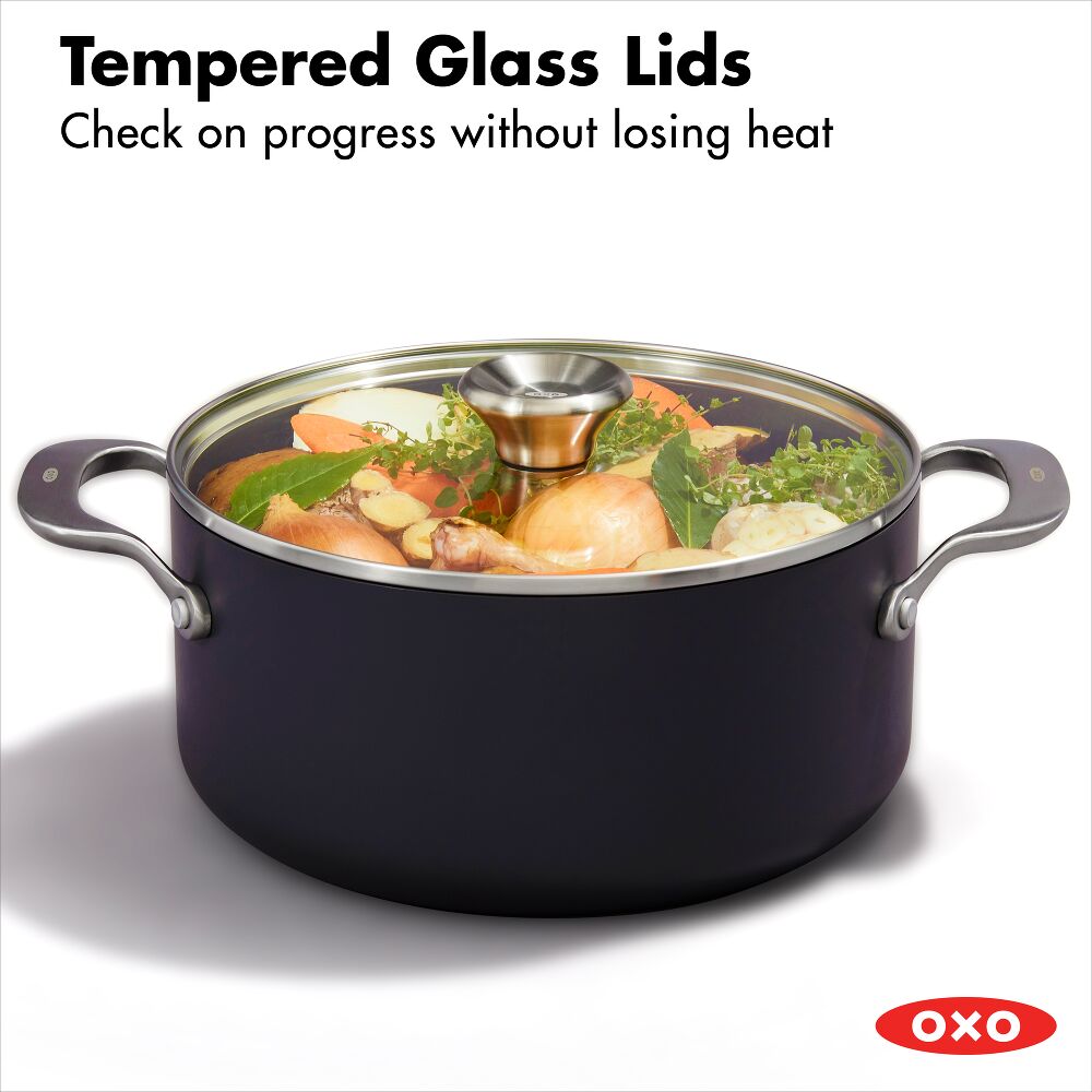 Ceramic Professional Non-Stick 5QT Stock Pot with Lid K8