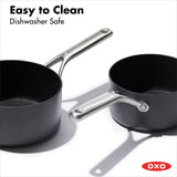 Ceramic Professional Non-Stick 4-Piece Saucepan Set (1.7 Qt & 2.3 Qt) L4