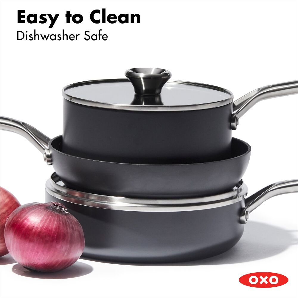 OXO Ceramic Professional Non-Stick 5-Piece Cookware Set D6