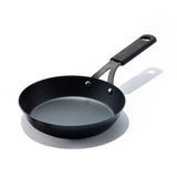 Carbon Steel Obsidian Series 8-Inch Frypan with Silicone Sleeve P7