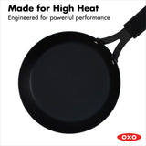 Carbon Steel Obsidian Series 8-Inch Frypan with Silicone Sleeve P7