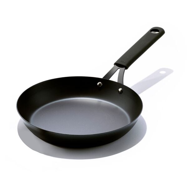 Carbon Steel Obsidian Series 10-Inch Frypan with Silicone Sleeve V1