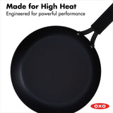 Carbon Steel Obsidian Series 10-Inch Frypan with Silicone Sleeve V1