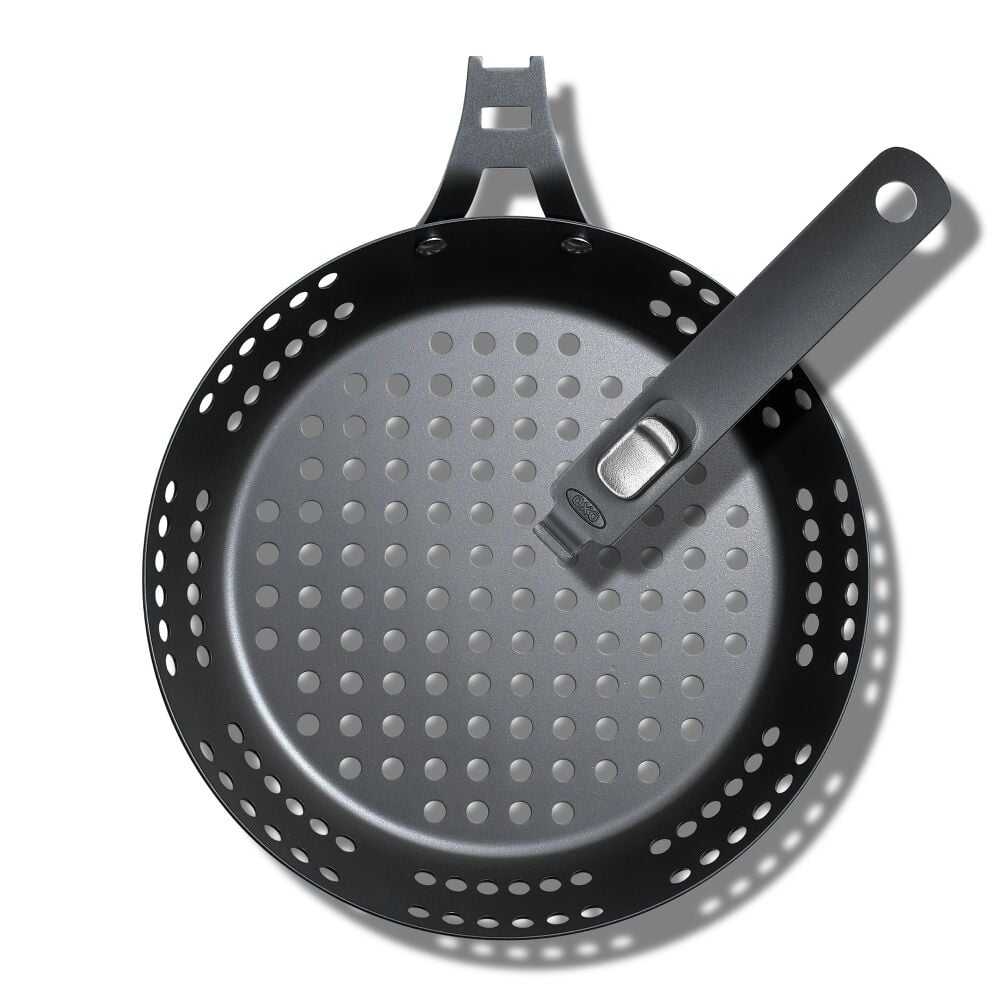 Outdoor 10" Perforated Carbon Steel Pan J5