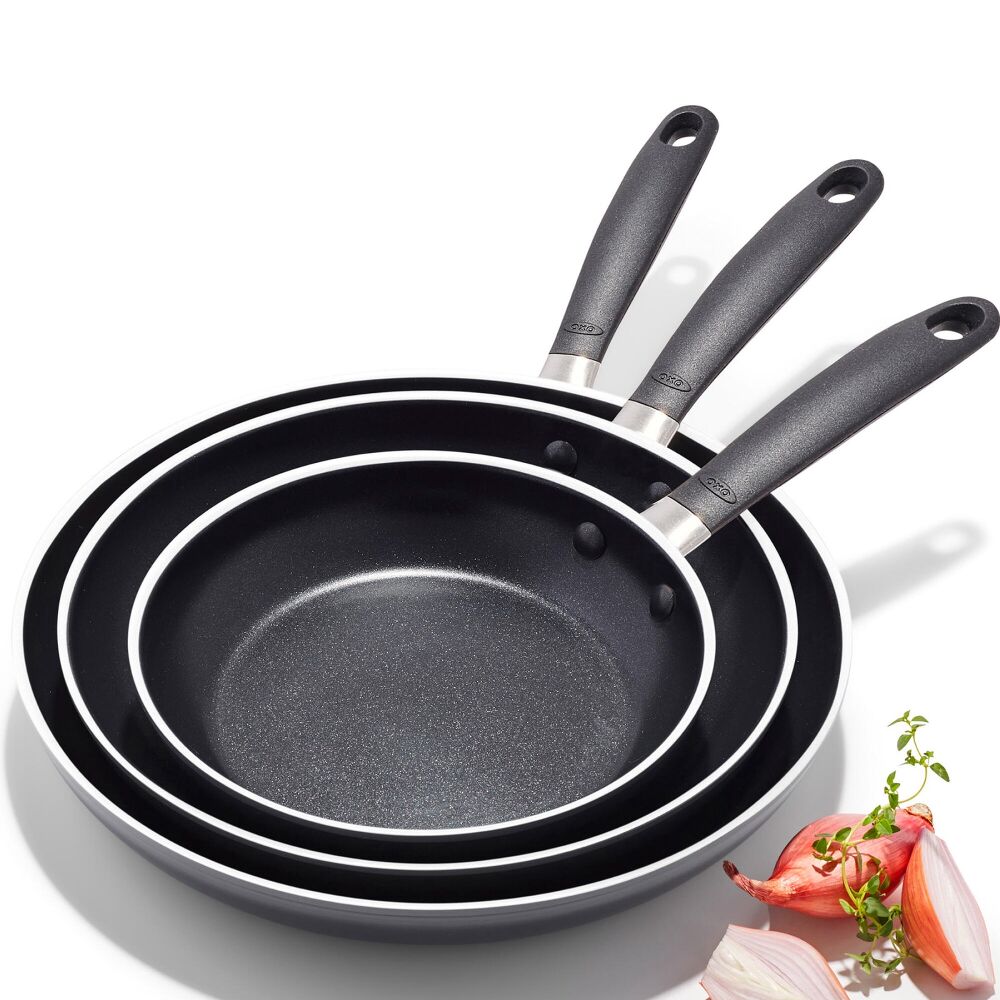 Non-Stick Pro Every Day 3-Piece Frying Pan Set D4