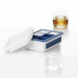 Covered Silicone Ice Cube Tray-Large Cube R6