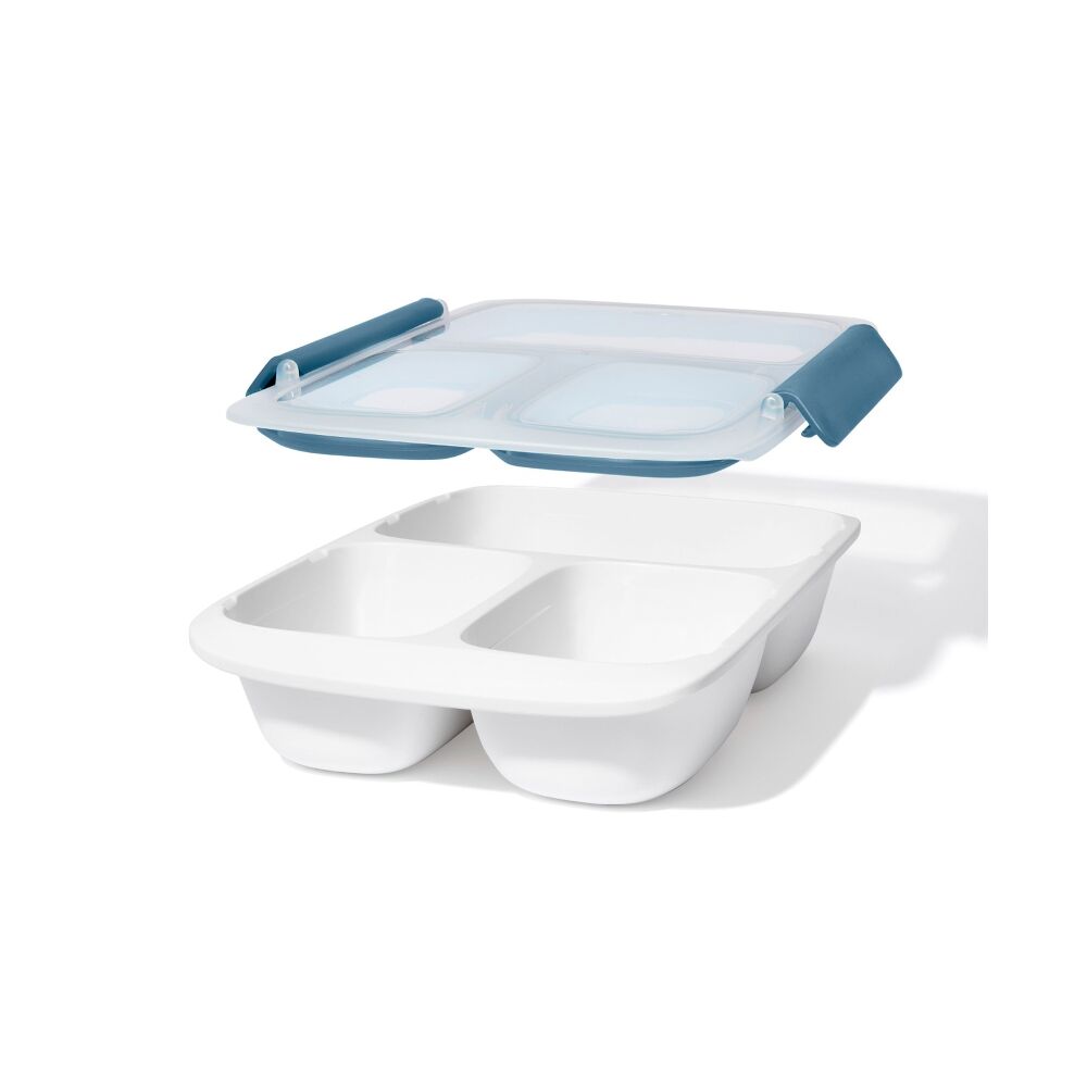 Prep & Go 4.1-Cup Divided Container - Ocean Blue O7