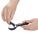 7 Piece Plastic Measuring Spoons - Black Q6