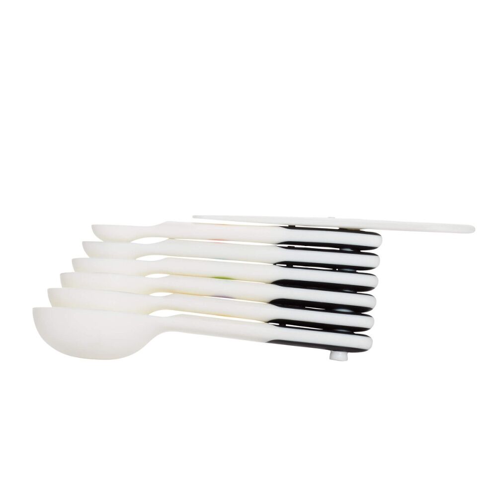 7 Piece Plastic Measuring Spoons - White V8