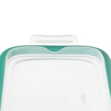 Smart Seal 8 Cup Glass Rectangle Container - Teal B4