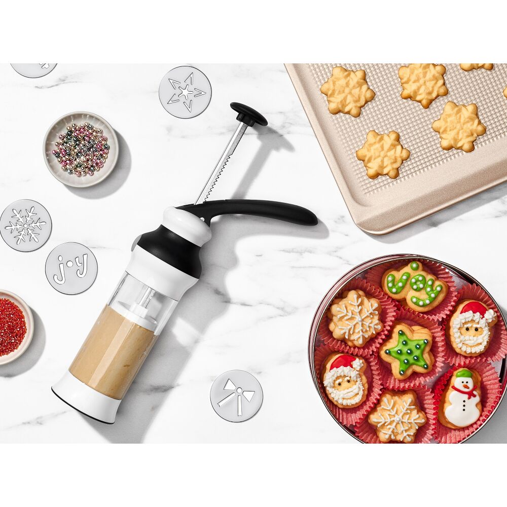 Holiday Cookie Press and Disk Set Bundle B1