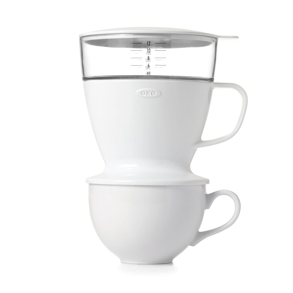 Pour-Over Coffee Maker with Water Tank O6