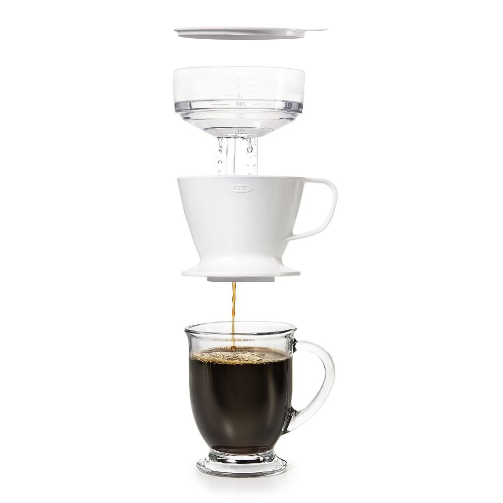 Pour-Over Coffee Maker with Water Tank O1